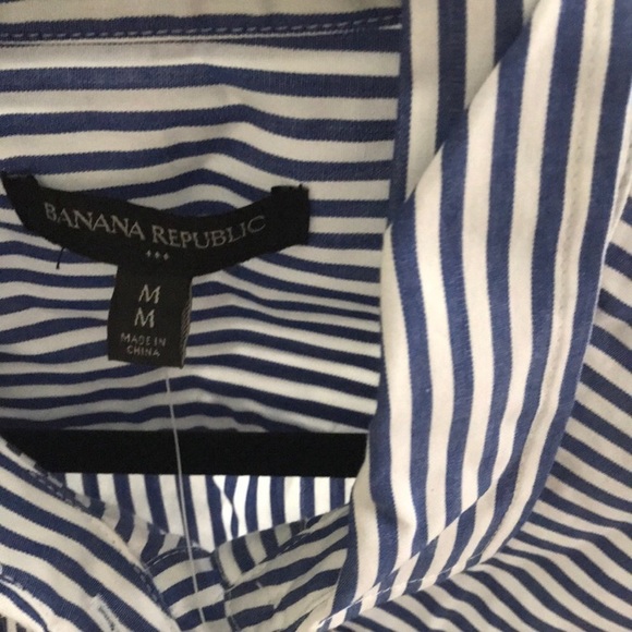 Banana Republic pin stripe shirt - Picture 2 of 4